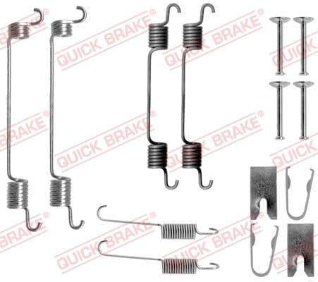 Accessory Kit, brake shoes