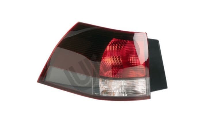 Achterlicht Links (extern, kleur indicator geel/transparant, kleur van het glas red) past: OPEL VECTRA C Stationwagon 04.02-09.08