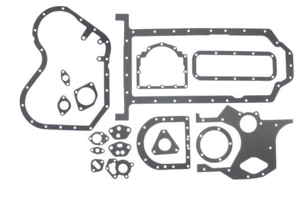 Complete motorpakkingset - carter past: PERKINS A4.318  A4.318.2, MASSEY FERGUSON 180, 195, 1004, 1080, 1080 S-4RM, 1085, 25, 29, 298 FR, 298 UK, 525, 595, 595 MK II, 5010 TD, 698, 698 T
