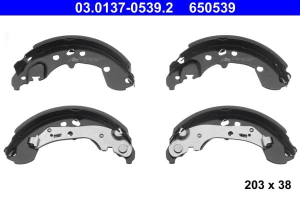 Brake shoe set