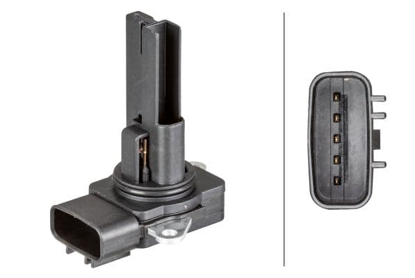Luchtstroommeter (5 pin, patroon) past: VOLVO S60 II, S80 II, V60 I, V70 III, XC60 I, XC70 II  LAND ROVER DISCOVERY IV, RANGE ROVER III, RANGE ROVER SPORT I 3.0/5.0 01.07-12.18