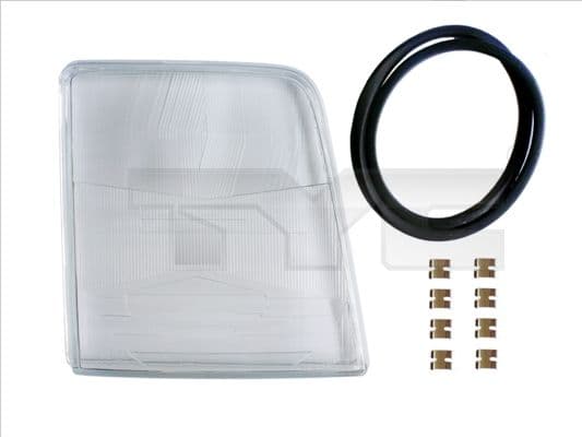 Koplampglas met pakking Links past: VW LT II 05.96-07.06