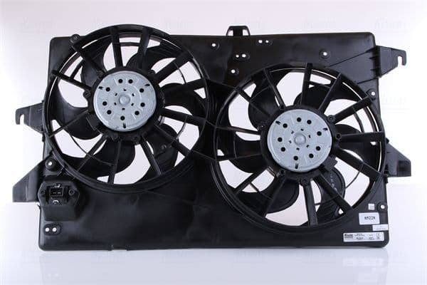 Radiatorventilator (met huisvesting) past: FORD COUGAR, MONDEO I, MONDEO II, MONDEO III 1.6-2.5 01.93-03.07