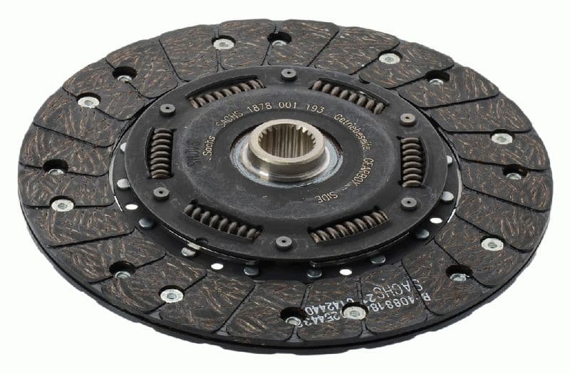 Koppelingsplaat/plaat (228mm) volledig profiel past: AUDI A4 B5, A4 B6, A6 C5  SKODA SUPERB I  VW PASSAT B5, PASSAT B5.5 1.9D 01.95-03.08