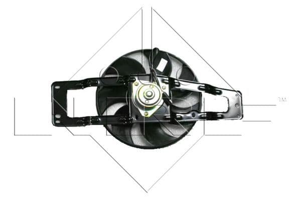 Radiatorventilator (met huisvesting) past: RENAULT TWINGO I 1.2 03.93-06.07
