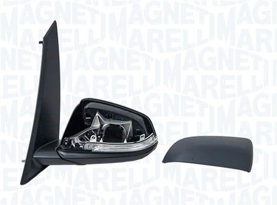 Zijspiegel Links (elektrisch, asferisch, met verwarming, under-coated, met geheugen, elektrisch opklapbaar, met indicator) past: BMW 2 Active Tourer F45, F46 09.14-10.21