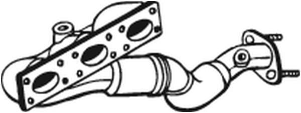 Katalysator EURO 3 past: BMW 5 (E39), 5 (E60), 5 (E61), 7 (E65, E66, E67), X5 (E53) 2.2/2.5/3.0 04.00-12.10