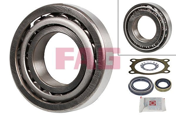 Wiellager kit Achter Links/Rechts (met hub) (40x80x19,8) past: NISSAN NAVARA, NP300, PICK UP, TERRANO I, TERRANO II, URVAN 2.0-3.3 09.85-