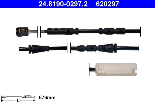 Sensor remblokslijtage Voor past: BMW X1 (E84) 1.6/2.0/2.0D 03.09-06.15