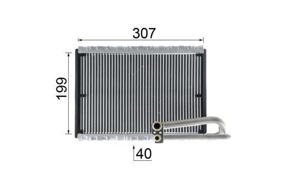 Airconditioning verdamper past: VOLVO FH, FH16 D13A400-D16C610
