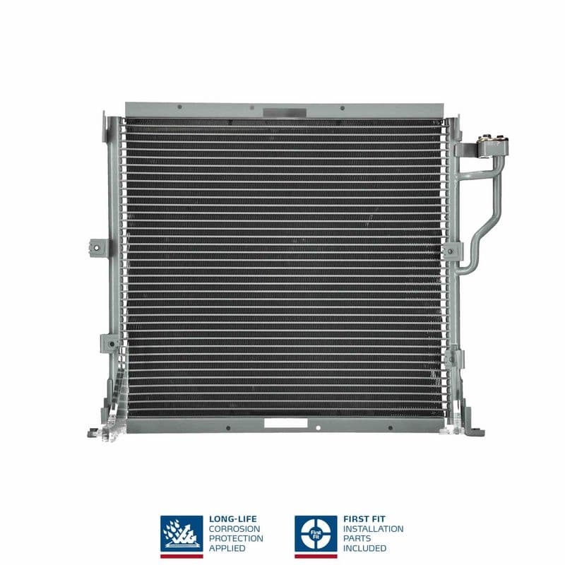 A/C condensator ((EN) additional fitting elements) past: BMW 3 (E36), Z3 (E36) 1.6-3.2 09.90-06.03
