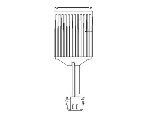 Lucht blazer regelelement (luchttoevoer regelaar) past: AUDI A1, A2  SEAT CORDOBA, IBIZA III, IBIZA IV, IBIZA IV ST  SKODA FABIA I, FABIA II, FABIA III, RAPID, ROOMSTER  VW POLO IV 1.0-2.0D 10.99-