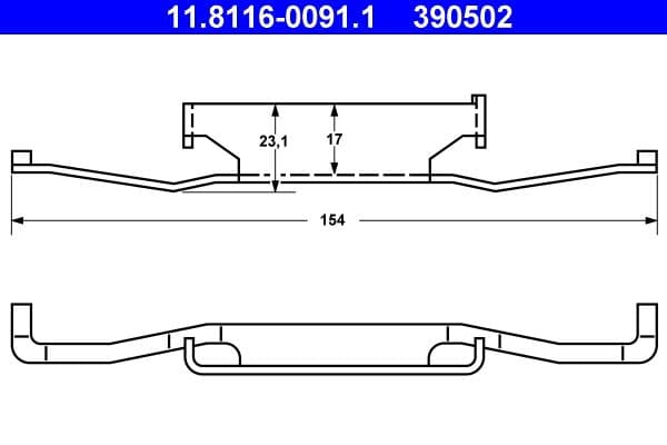 Spring, brake caliper