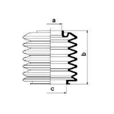 Steun voor motorsteun past: RVI C, K, T  VOLVO FH II, FM II 09.12-