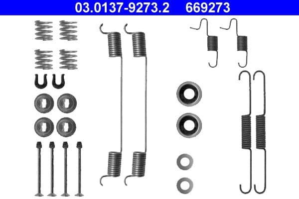 Accessory Kit, brake shoes