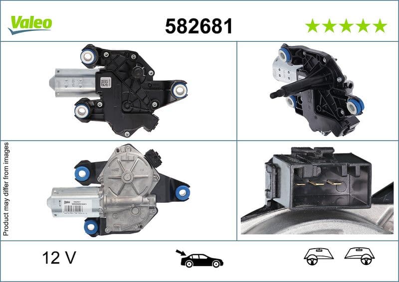 Ruitenwissermotor Achter past: BMW I3 (I01) 08.13-