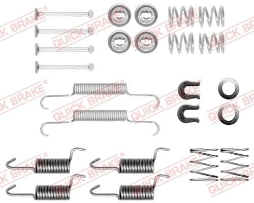 Accessory Kit, parking brake shoes