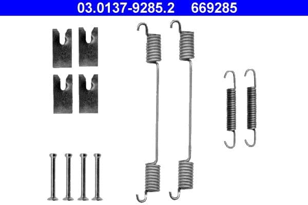 Accessory Kit, brake shoes