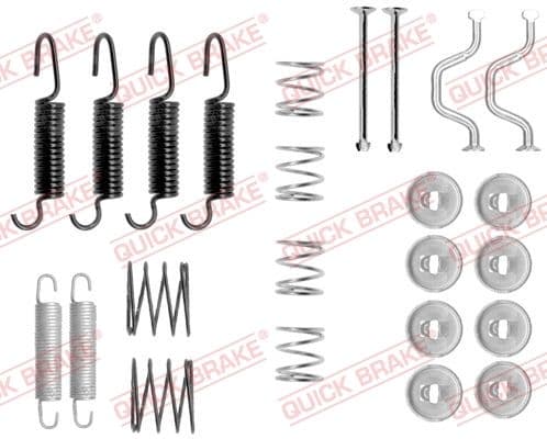 Accessory Kit, parking brake shoes