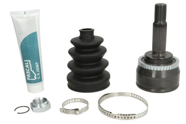 CV-gewricht buitenste Links/Rechts (25z/23z/54mm  ABS:43) past: MITSUBISHI CARISMA, LANCER V, SPACE STAR 1.6/1.8 03.95-06.06