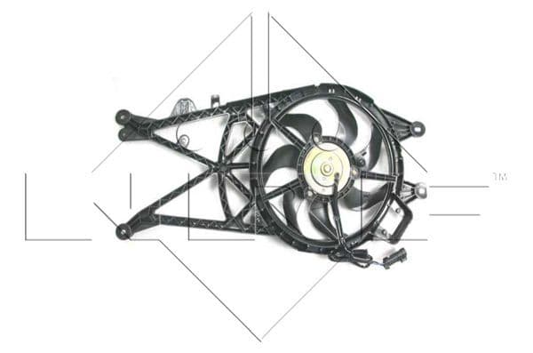 Radiatorventilator (met huisvesting) past: OPEL MERIVA A 1.3D/1.7D 09.03-05.10