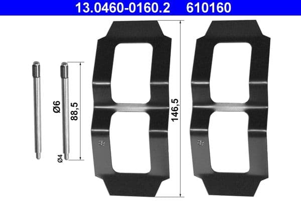 Accessory Kit, disc brake pad