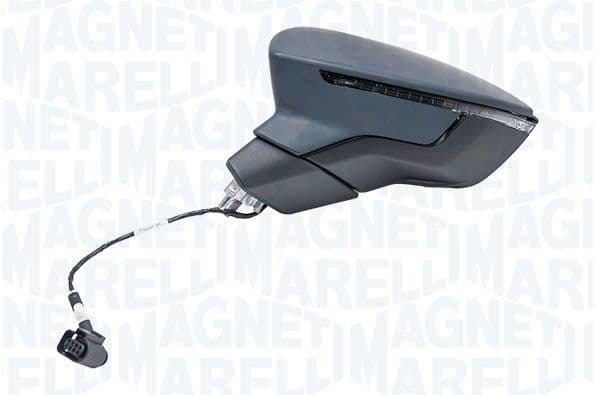 Zijspiegel Links (elektrisch, in reliëf, met verwarming, under-coated, met indicator) past: SEAT IBIZA V 6F 06.17-06.21