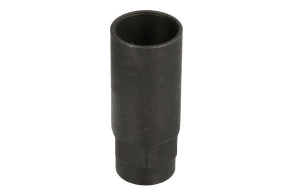 CR injector tip moer BOSCH  PIEZZO past: IVECO DAILY (M17x0,5, buitendiameter 18,9mm, lengte 47mm, sleutelwijdte 16mm, diameter gat 9,6mm)