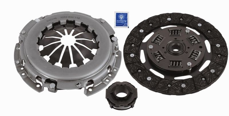 Koppelingskit met lager (200mm) past: ALFA ROMEO MITO  FIAT 500, 500 C, 500L, BRAVO II, DOBLO, DOBLO CARGO, FIORINO, GRANDE PUNTO, IDEA, LINEA, PALIO, PANDA, PUNTO, PUNTO EVO 1.2-1.4LPG 06.99-