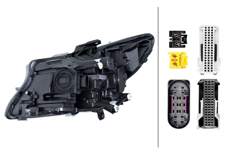 Koplamp Rechts (LED) past: MERCEDES VITO / KLASA V W447 03.14-06.19