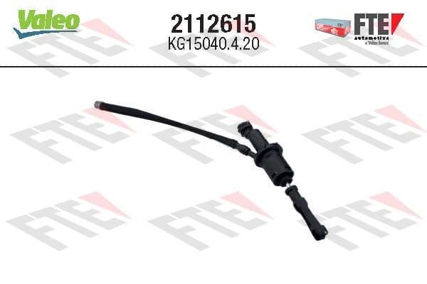 Hoofdcilinder koppeling (15,87/16mm), voertuig met het stuurwiel op de links past: CITROEN C6  PEUGEOT 407 1.6D-2.2D 05.04-