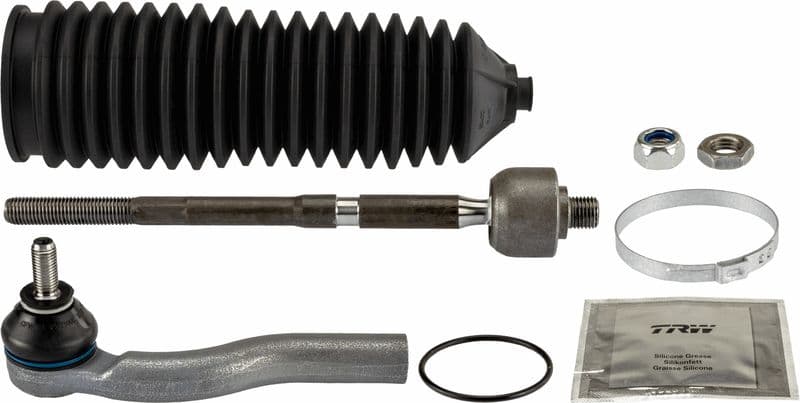 Trekstang (met uiteinde) Links (dł.242mm) past: ABARTH 500 / 595 / 695  FIAT 500, 500 C, PANDA  FORD KA 0.9-1.4CNG 09.03-