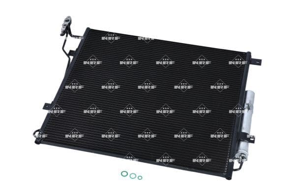 A/C condensator (met droger) past: LAND ROVER DISCOVERY IV, RANGE ROVER SPORT I 2.7D-5.0 04.09-12.18