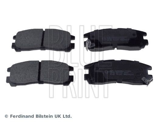 Remblokken set Achter , past: CHRYSLER SEBRING  MITSUBISHI 3000 GT, ECLIPSE II, ECLIPSE III, ECLIPSE IV, GALANT VII, GALANT VIII, L400, PAJERO CLASSIC, PAJERO I, PAJERO II 1.8-3.8 06.87-