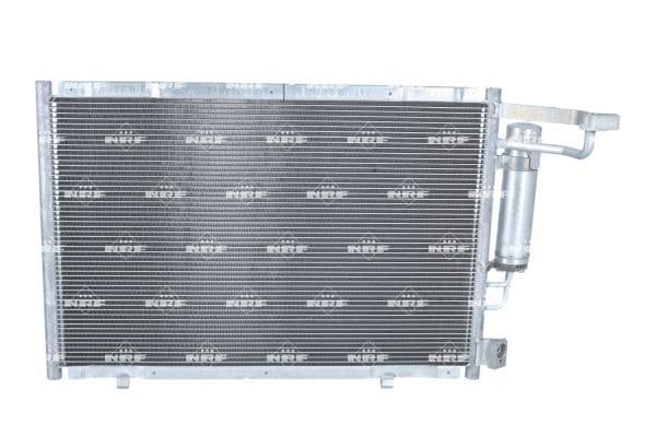 A/C condensator (met droger) past: FORD B-MAX, FIESTA, FIESTA VI, KA+ III, TOURNEO COURIER B460, TRANSIT COURIER B460 1.2-1.6 06.08-