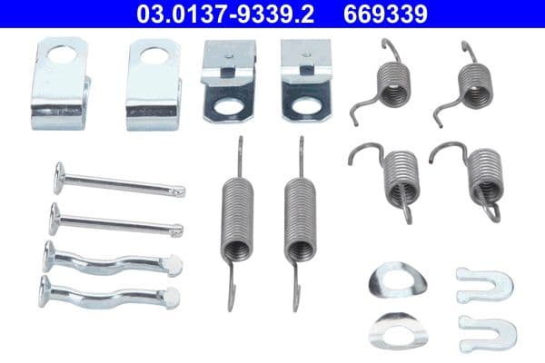 Accessory Kit, parking brake shoes