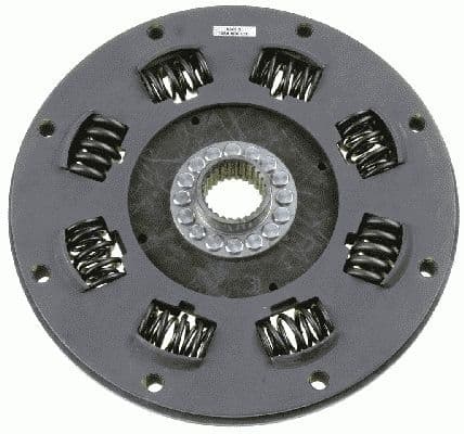 Torsiedemper (diameter: 295mm, aantal tanden: 26 pcs 39x42,5-26N) past: MASSEY FERGUSON 5425, 5435, 5445, 5455, 5460, 6235, 6245, 6255, 6265, 6445 (DYNA), 6455, 6460, 6470