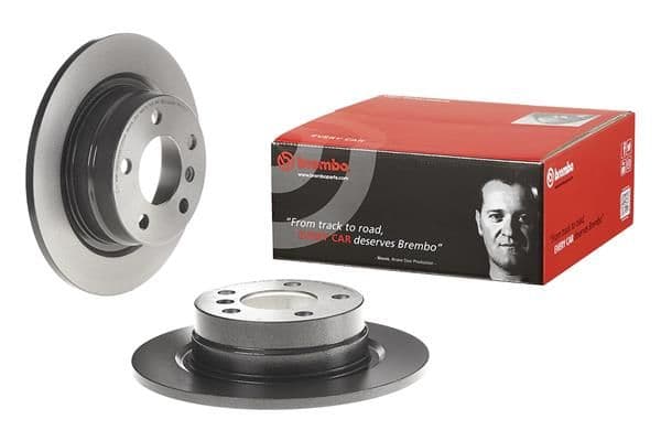 Brake disc Achter Links/Rechts past: BMW 1 (F20), 1 (F21), 2 (F22, F87), 2 (F23) 1.5-2.0D 07.11-06.21