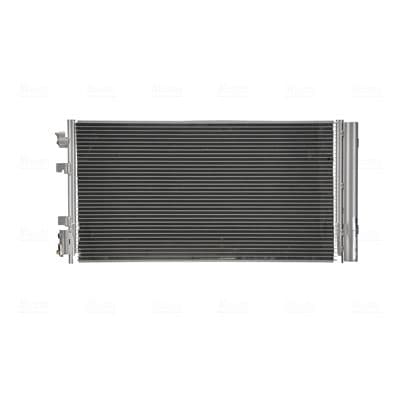 A/C condensator (met droger, (EN) additional fitting elements) past: RENAULT FLUENCE, GRAND SCENIC III, MEGANE, MEGANE III, MODUS, SCENIC III 1.2-2.0D 05.08-