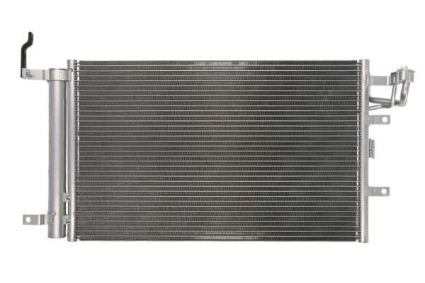 A/C condensator (met droger) past: KIA CERATO I 1.5D-2.0D 03.04-12.09