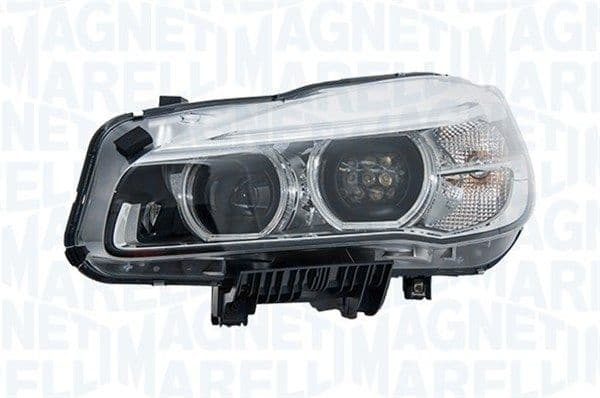 Koplamp Rechts (LED/PY21W, automatisch, met motor) past: BMW 2 Active Tourer F45, F46 09.14-01.18