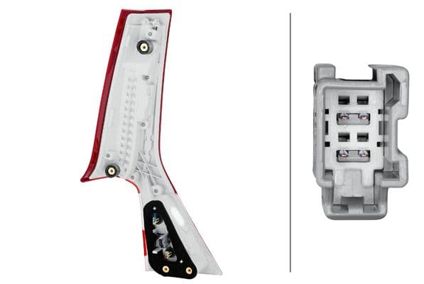 Achterlicht Rechts (binnen, LED) past: VOLVO V70 III, XC70 II