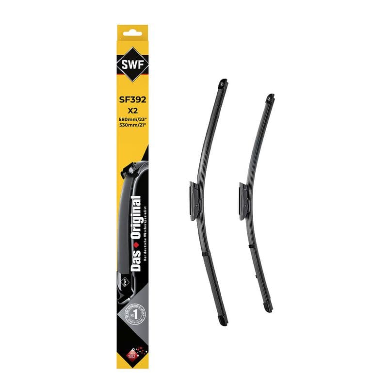 Wisserblad voegloos Voor met spoiler (2pcs) Visioflex 580/530mm past: MERCEDES CITAN MIXTO (DOUBLE CABIN), CITAN (MPV), CITAN/MINIVAN (W415)  NISSAN NV250  RENAULT KANGOO BE BOP 02.08-