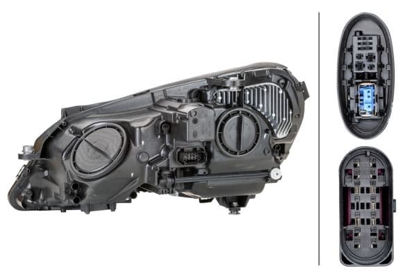 Koplamp Rechts (D1S/H7/LED, elektrisch, met motor, met gloeilamp) past: MERCEDES E-KLASA W212 01.09-01.13