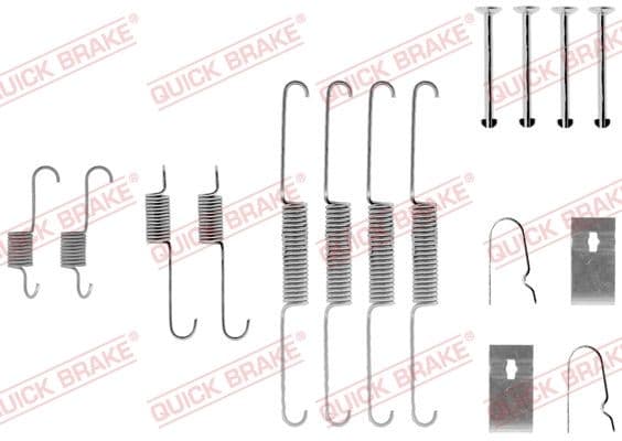 Accessory Kit, brake shoes