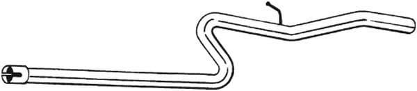 Uitlaatpijp midden past: FIAT DOBLO 1.3D/1.9D 10.05-