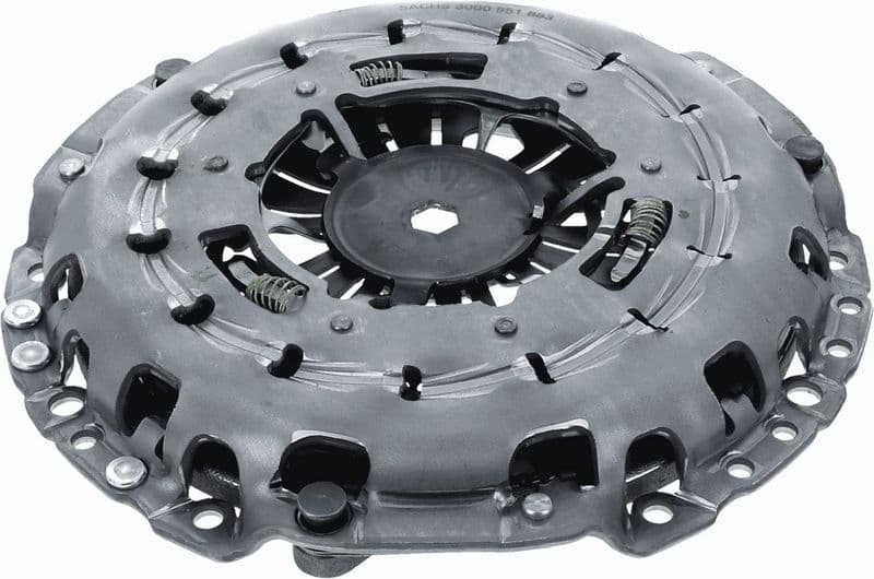 Koppelingskit met dubbele plaat en lager (240mm) past: BMW 5 (E39), 7 (E38), 8 (E31), X5 (E53) 2.5D/3.0D/4.4 02.96-05.04