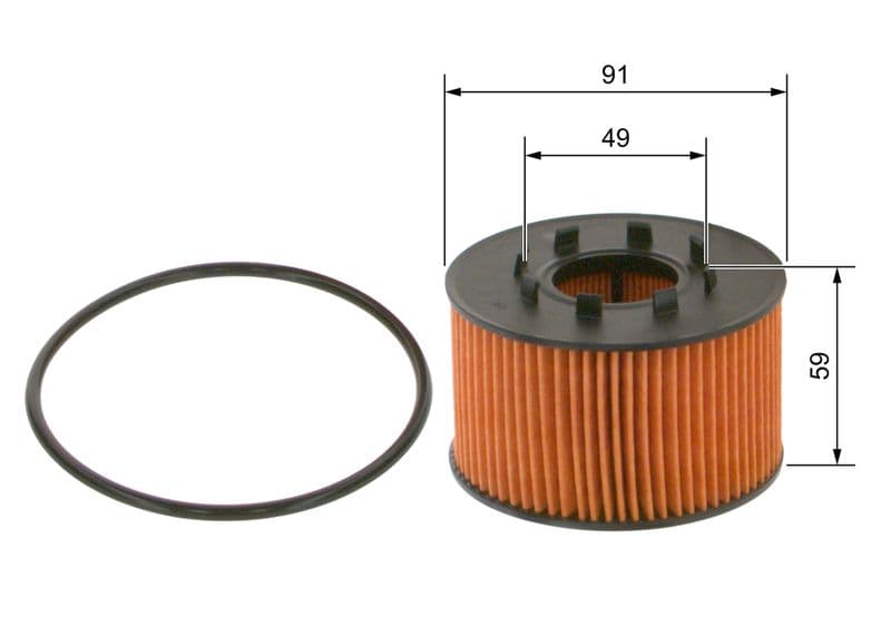 Oliefilter past: FORD MONDEO III, TRANSIT, TRANSIT TOURNEO  JAGUAR X-TYPE I 2.0D/2.2D/2.4D 01.00-12.09