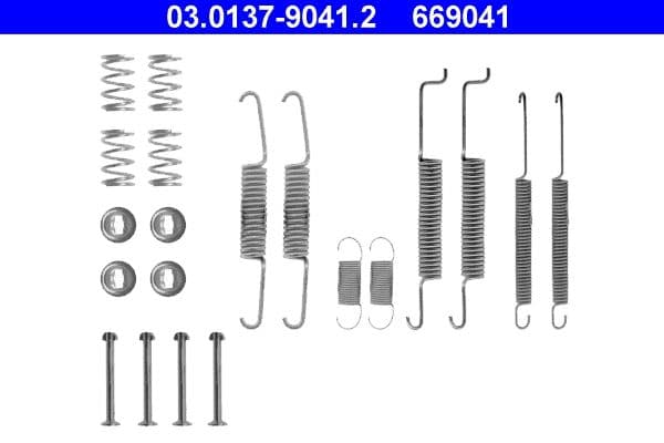 Accessory Kit, brake shoes