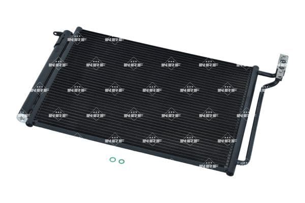A/C condensator (met droger) past: BMW X5 (E53) 3.0-4.8 01.00-10.06